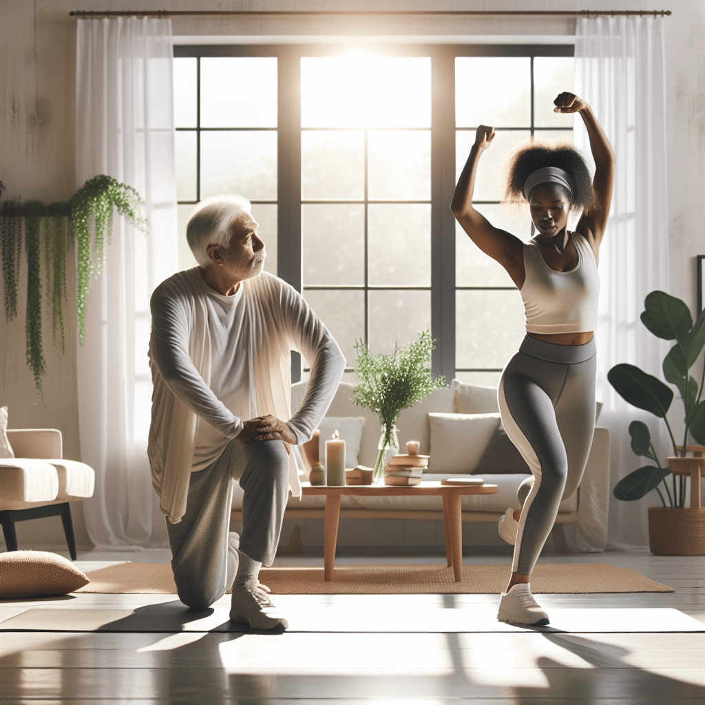 exercícios em casa para aumentar a energia e disposição