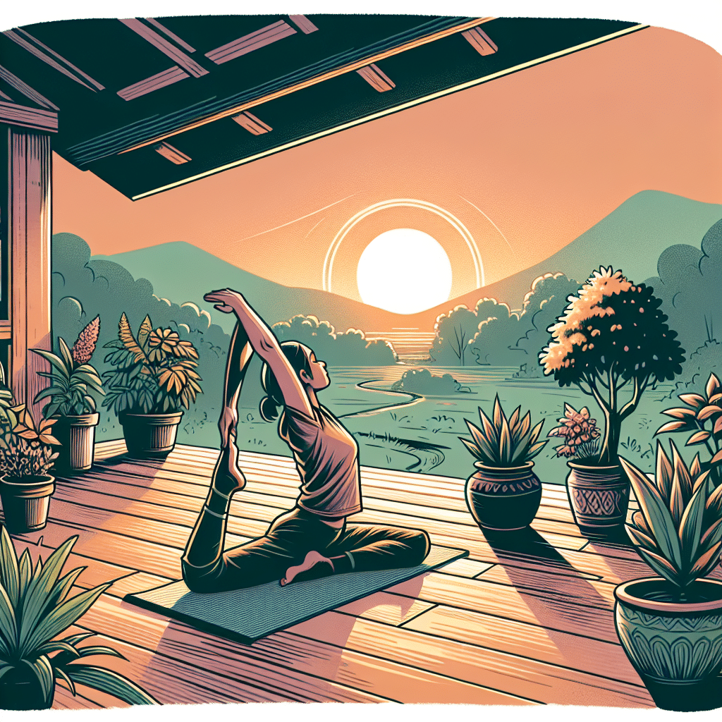 rotina de alongamento matinal