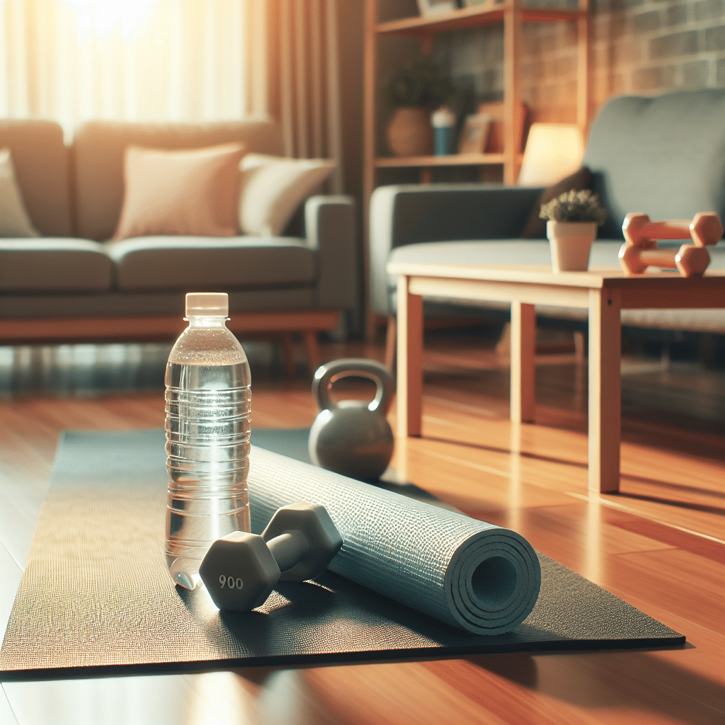 como criar rotina de exercícios em casa