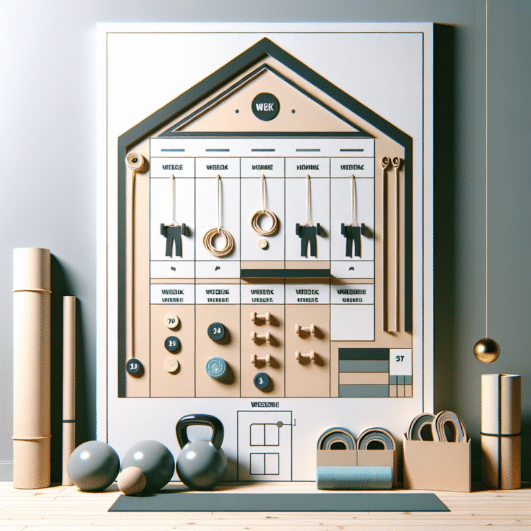 plano de treino semanal em casa