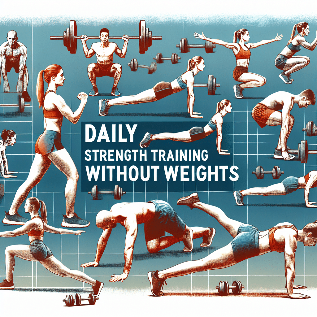 treino diário de força sem pesos