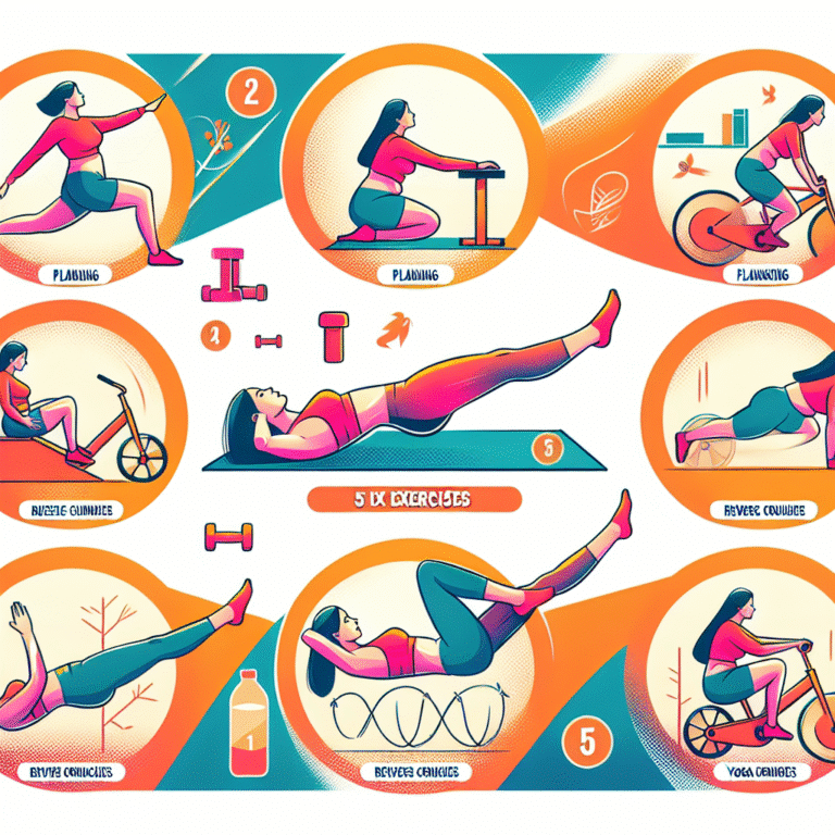 5 exercícios simples para perder barriga em casa