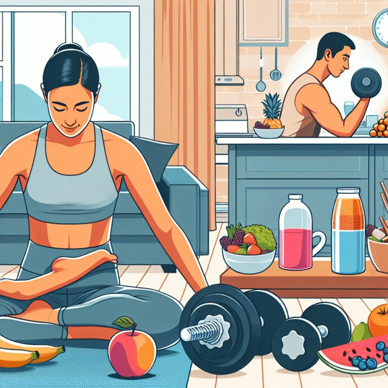 dicas de alimentação para quem treina em casa