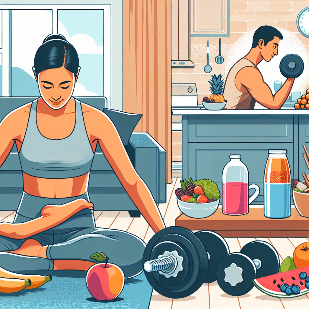 dicas de alimentação para quem treina em casa