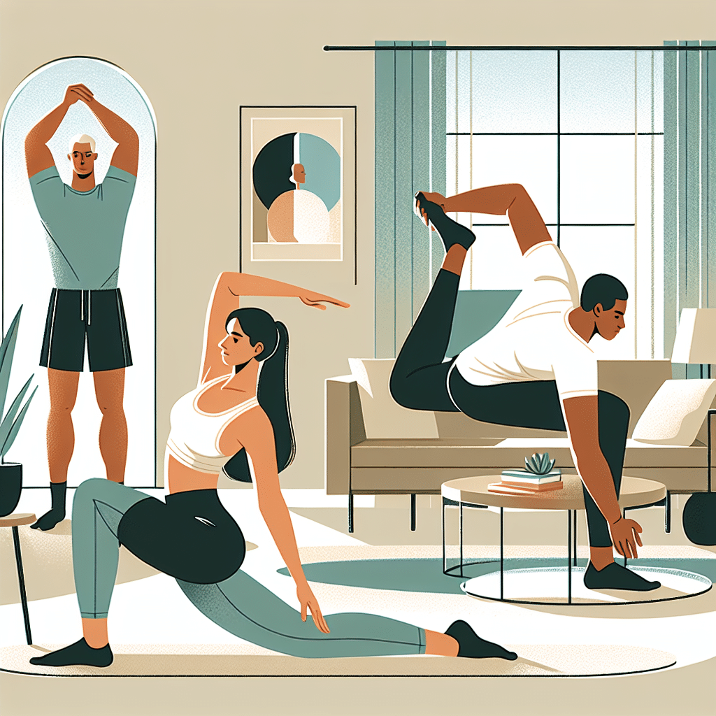 exercícios em casa para melhorar a flexibilidade e mobilidade