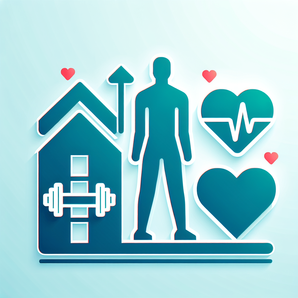 benefícios da saúde cardiovascular com exercícios simples em casa