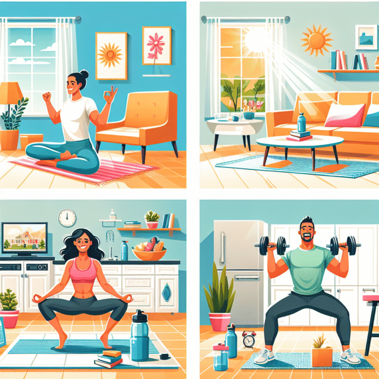 benefícios dos exercícios em casa: conquiste saúde e bem-estar