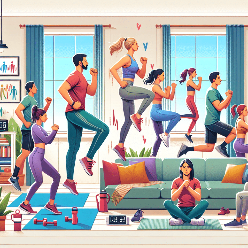 exercícios de cardio em casa sem aparelhos: mantenha-se ativo