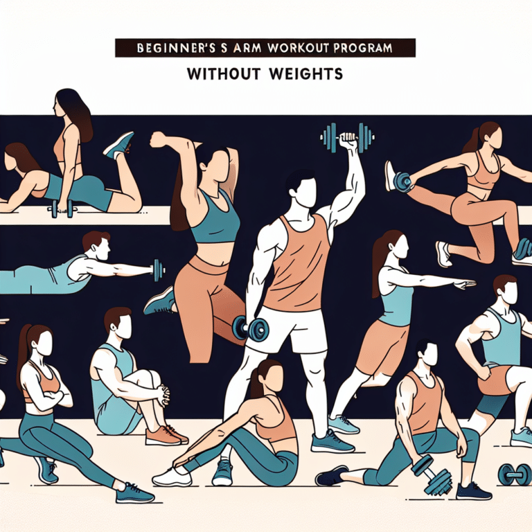 treino de braços para iniciantes: sem pesos e fácil