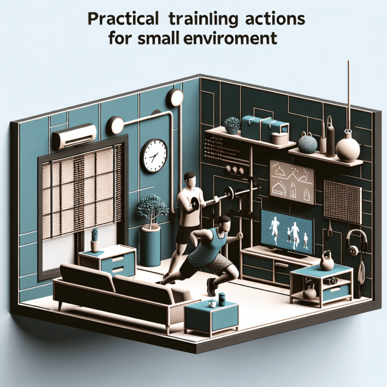 dicas práticas para treinar em espaços pequenos