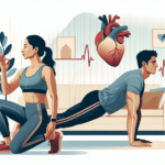 Saúde cardiovascular com exercícios simples em casa