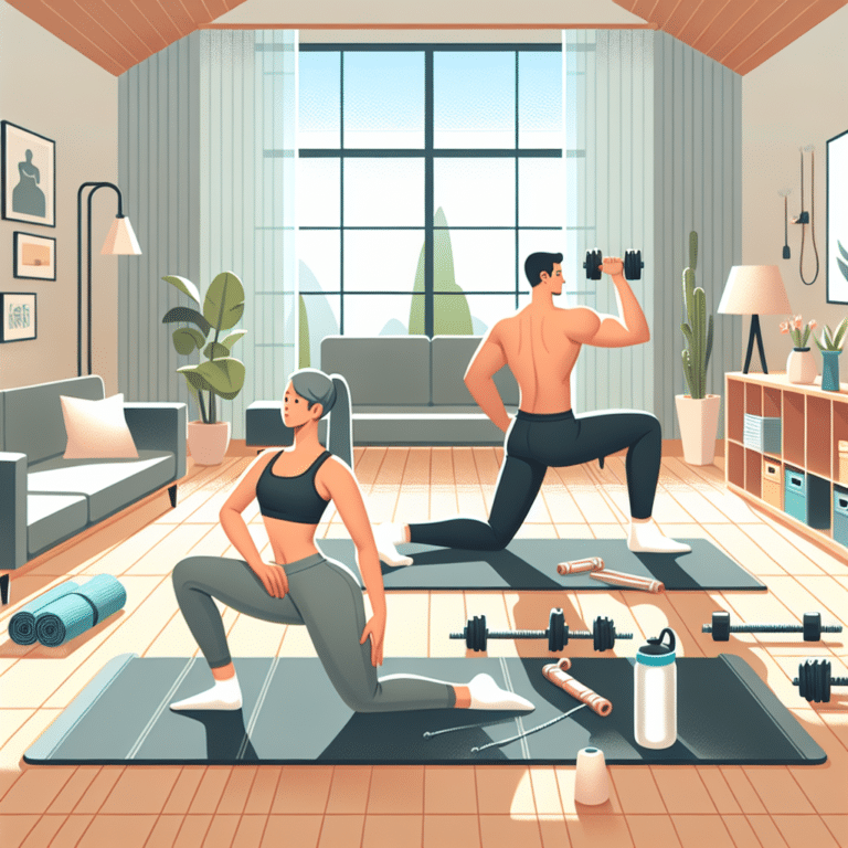 saúde muscular com exercícios em casa