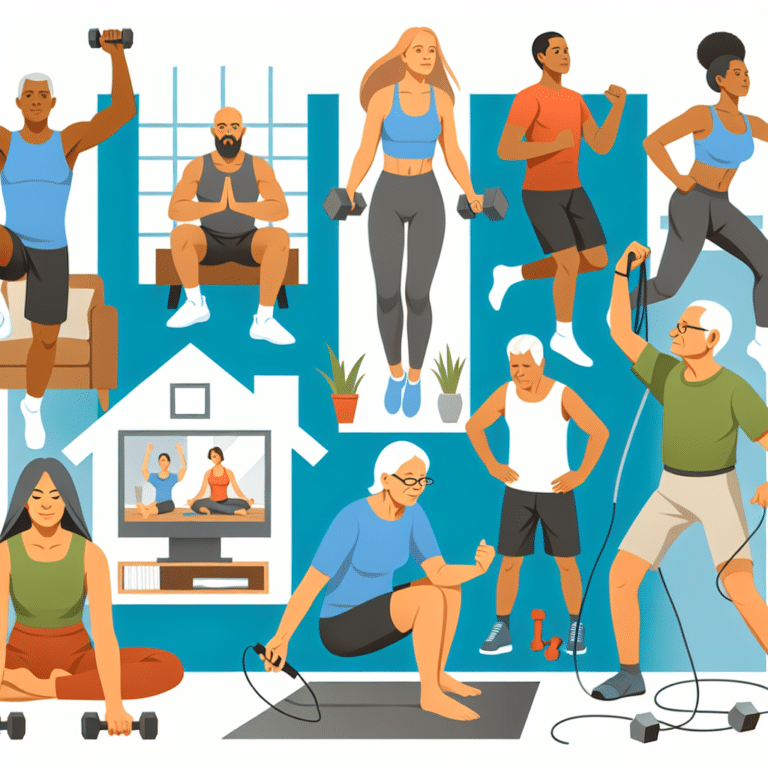 Benefícios dos exercícios em casa para a saúde física